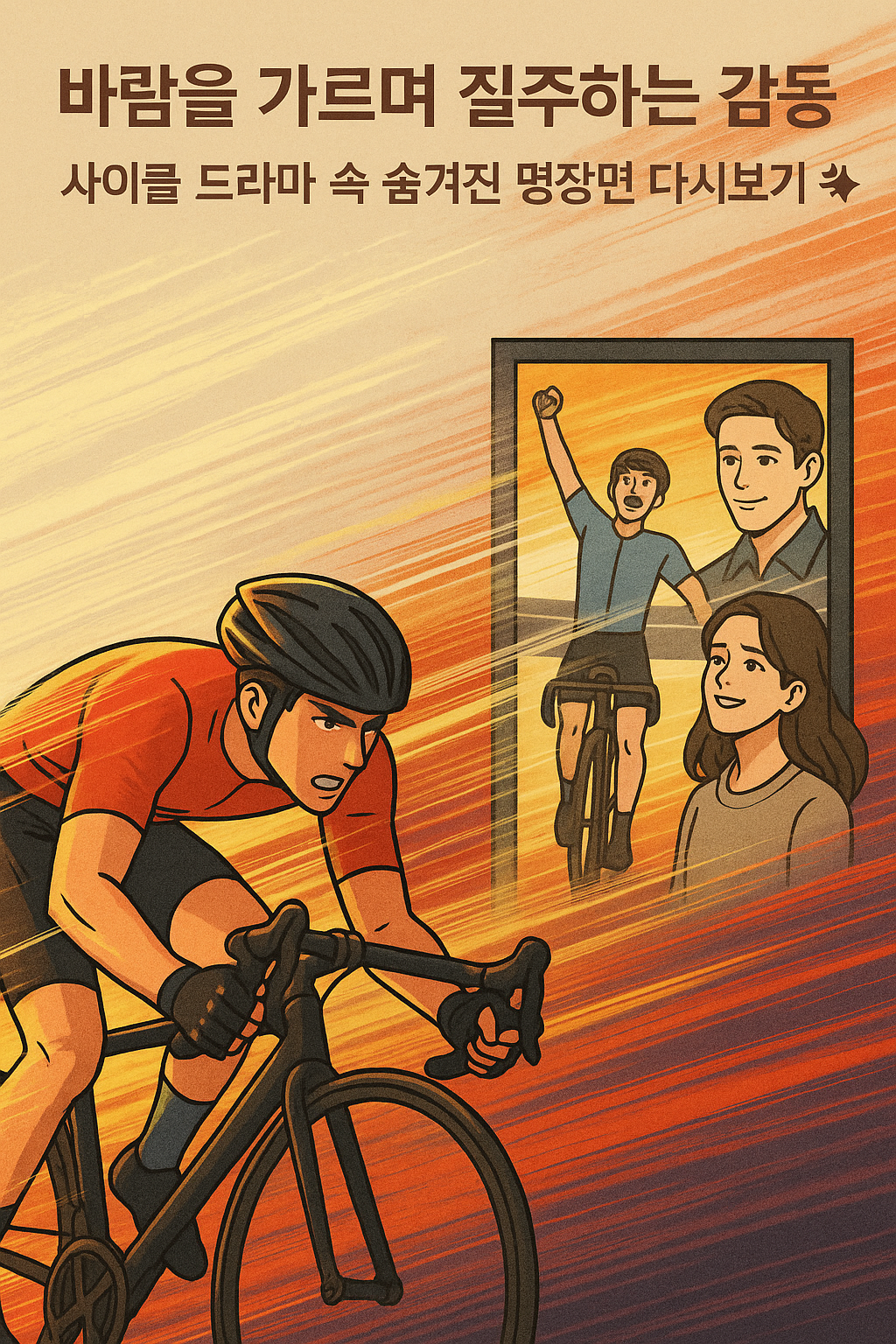 🚴‍♂️ 바람을 가르며 질주하는 감동! 사이클 드라마 속 숨겨진 명장면 다시보기 🎬✨