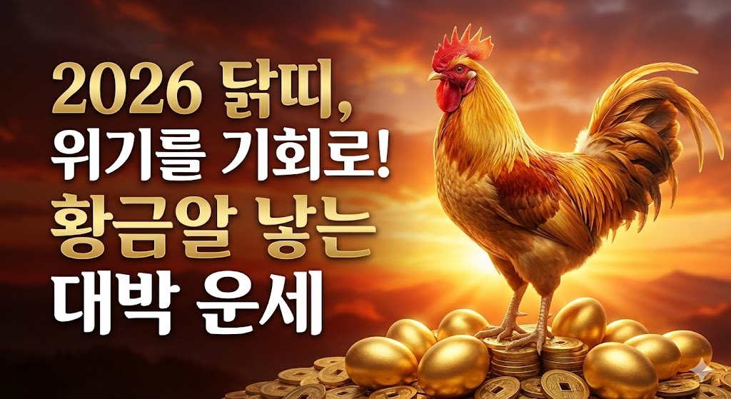 2026년 닭띠 운세, 위기를 기회로 바꾸는 해