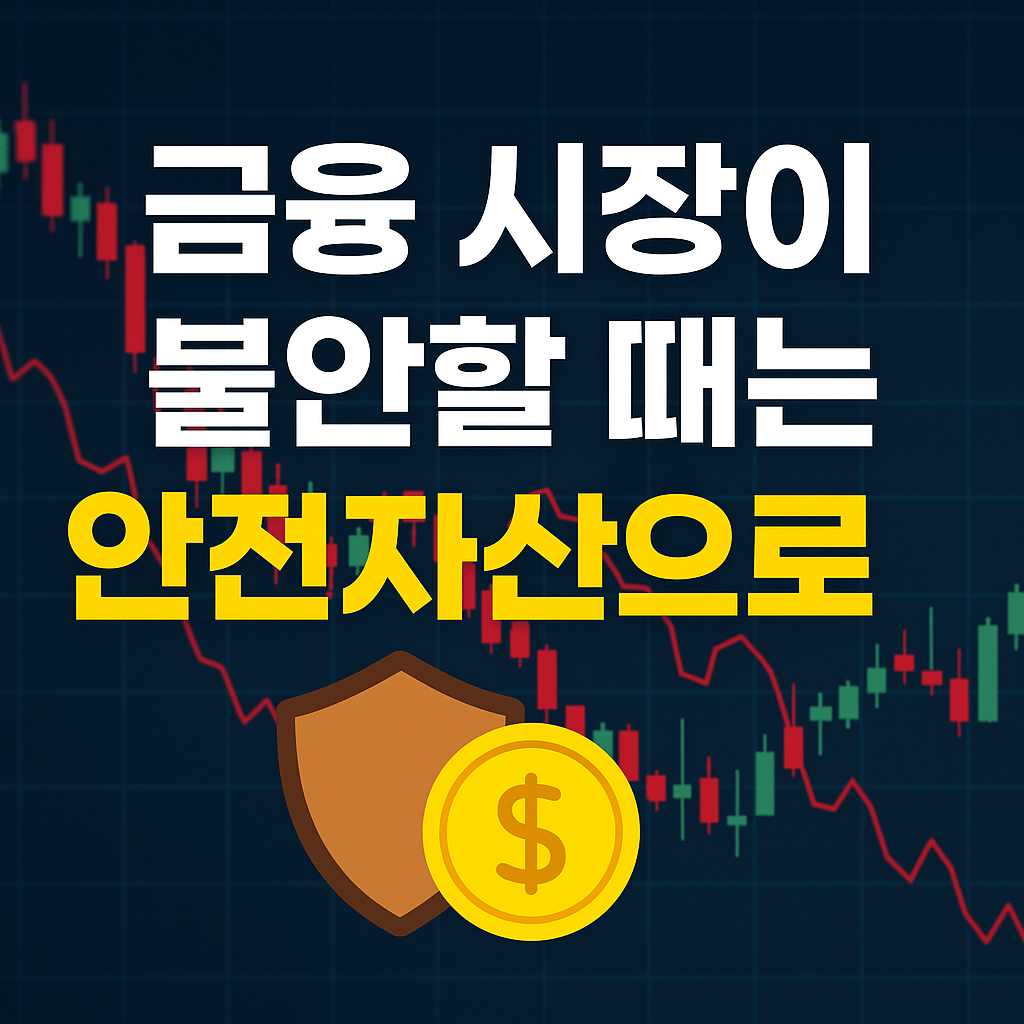 금융 시장이 흔들릴 때, 당신의 돈은 어디에 있어야 할까? 안전자산이 답이다!