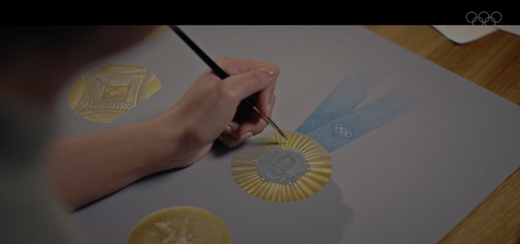 파리 올림픽메달 디자인