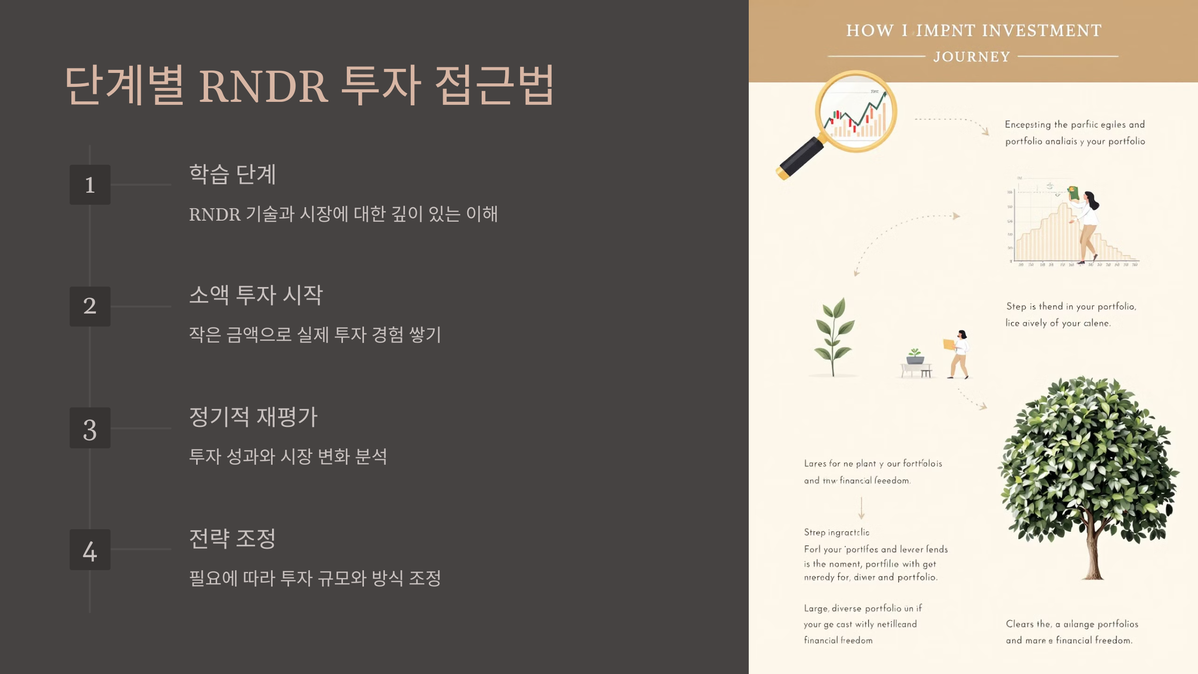 단계별 RNDR 투자 접근법