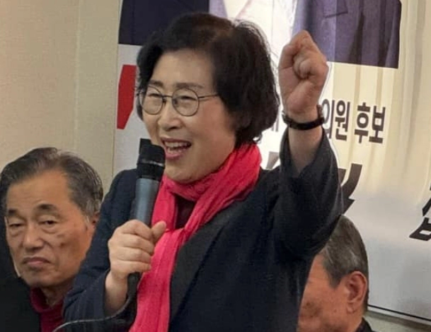 국민의힘 김삼화 중랑갑 지역구 후보 총선 상황