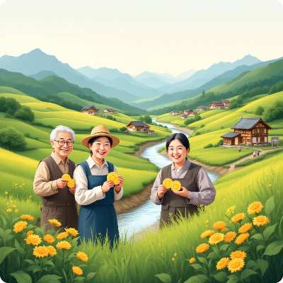 정선군 농어촌 기본소득 이미지