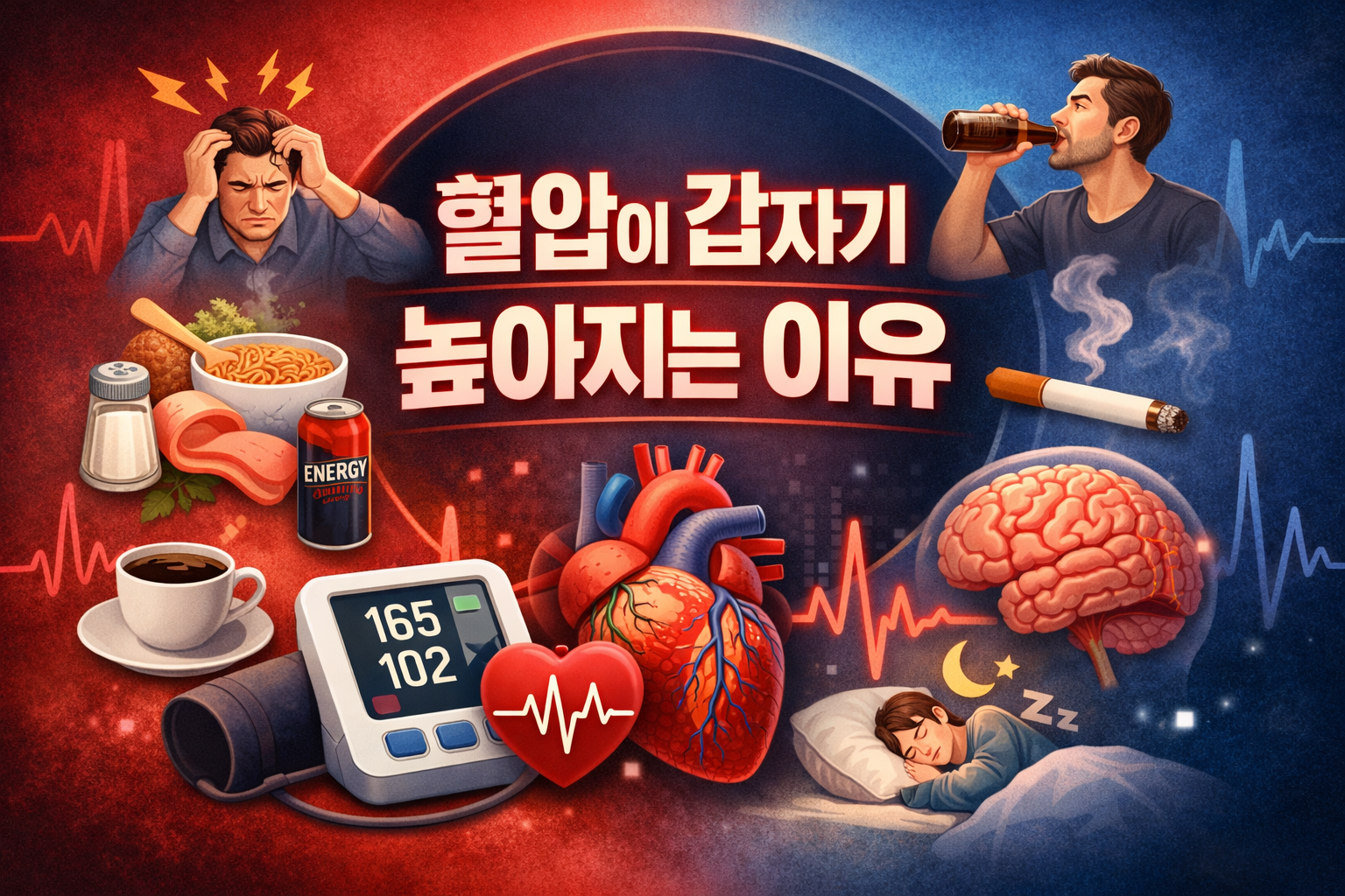 혈압이 갑자기 높아지는 이유