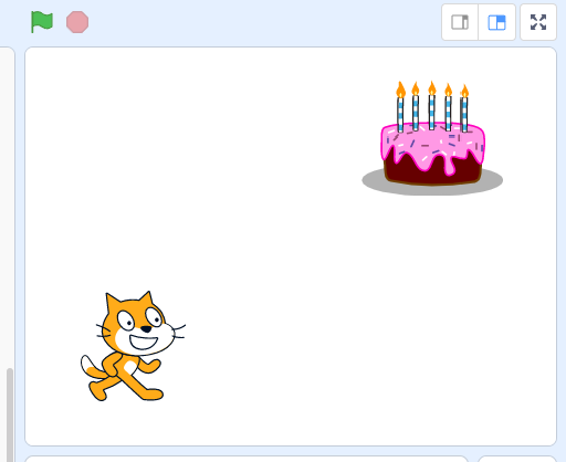 케이크 스프라이트 배치