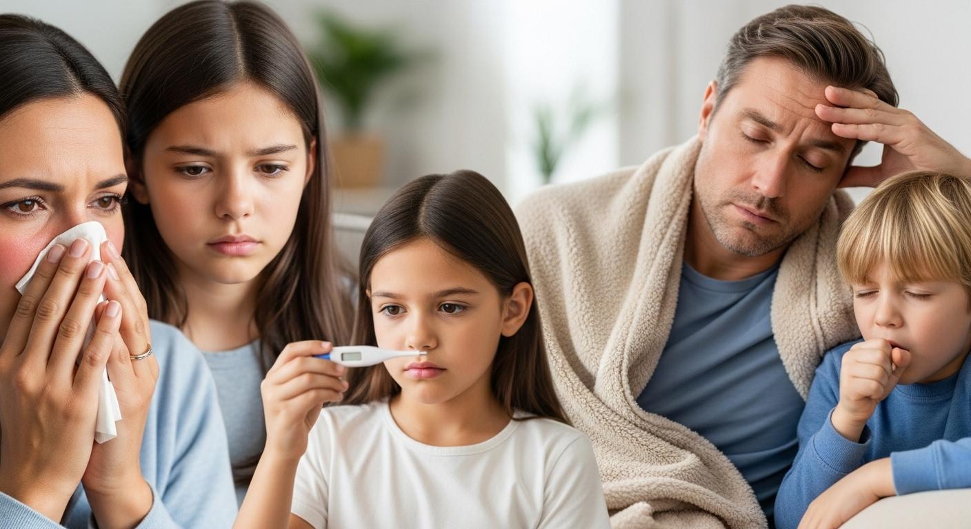 독감 증상 차이