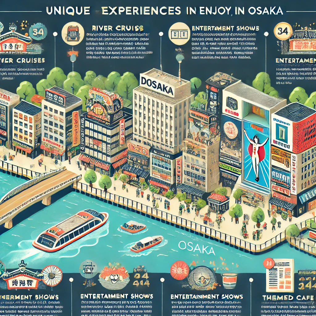 도톤보리에서 즐길 수 있는 특별한 체험