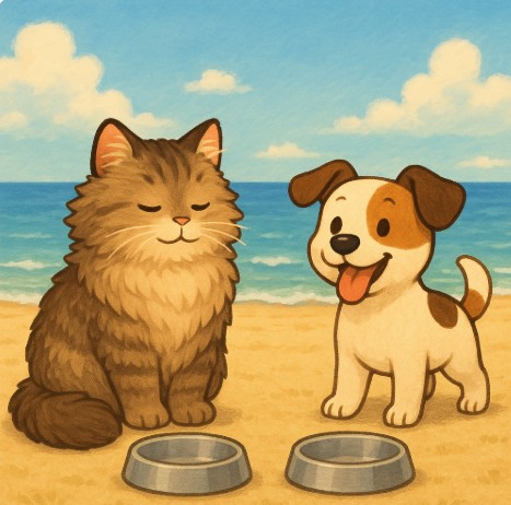 고양이 강아지 사료 같이 줘도 될까? 식성 차이로 본 위험성