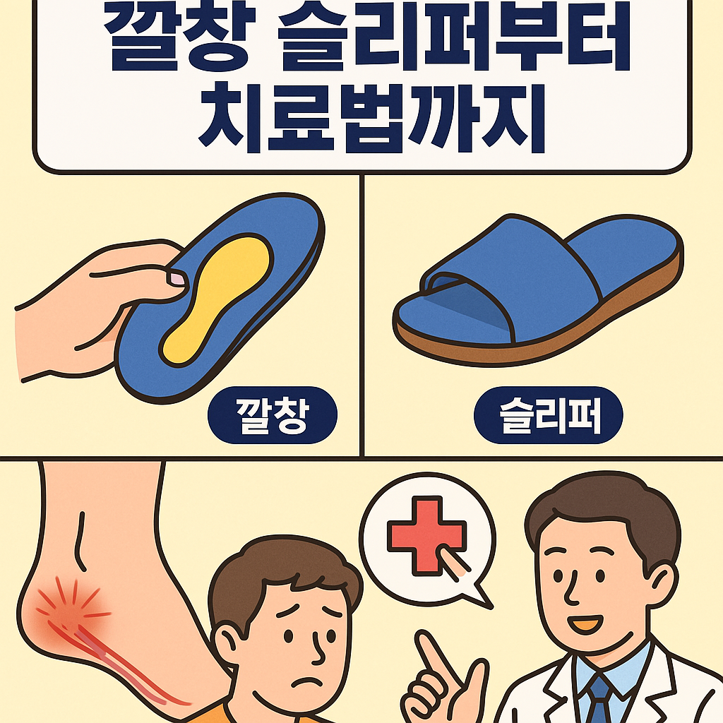 족저근막염깔창-병원-치료법
