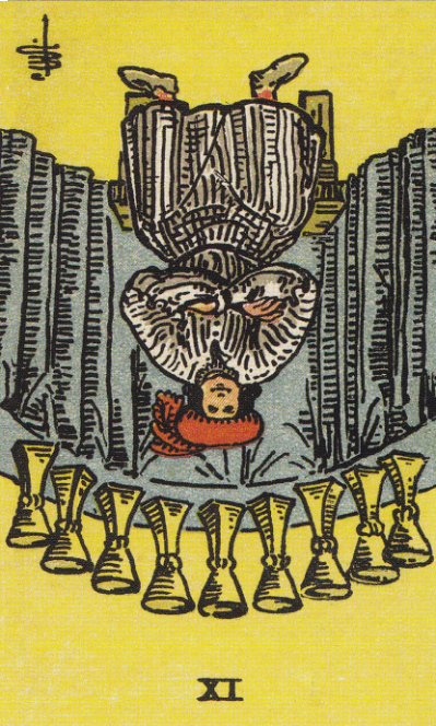 나인 오브 컵스 역방향