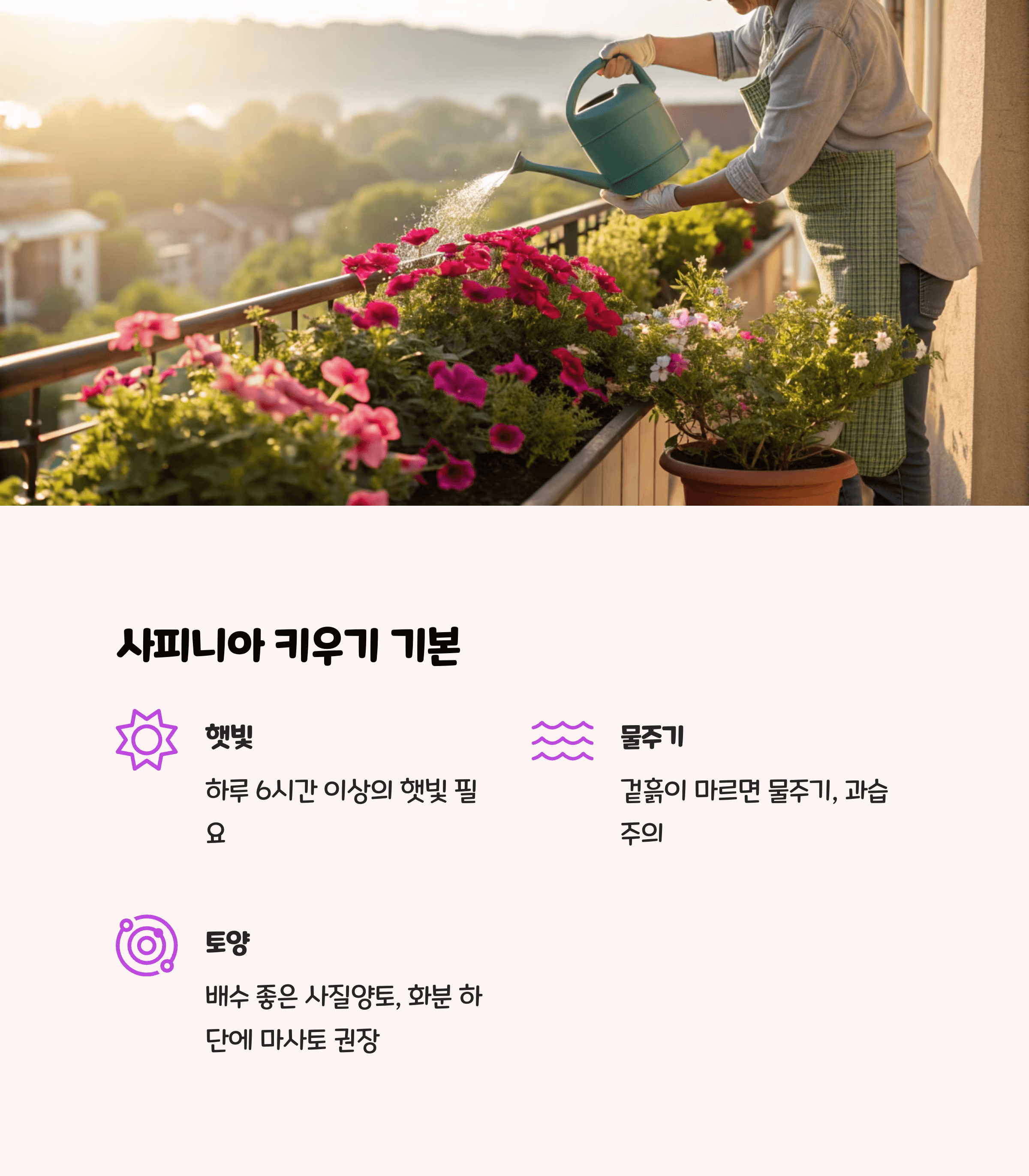 사피니아 키우기