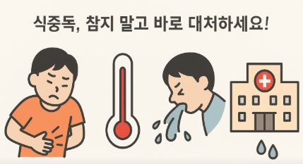 여름철 식중동 증상 대처 사진