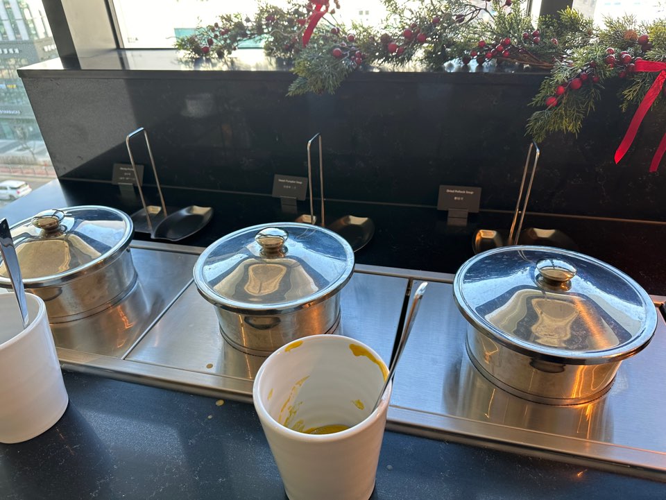 단호박스프, 야채죽, 황태국