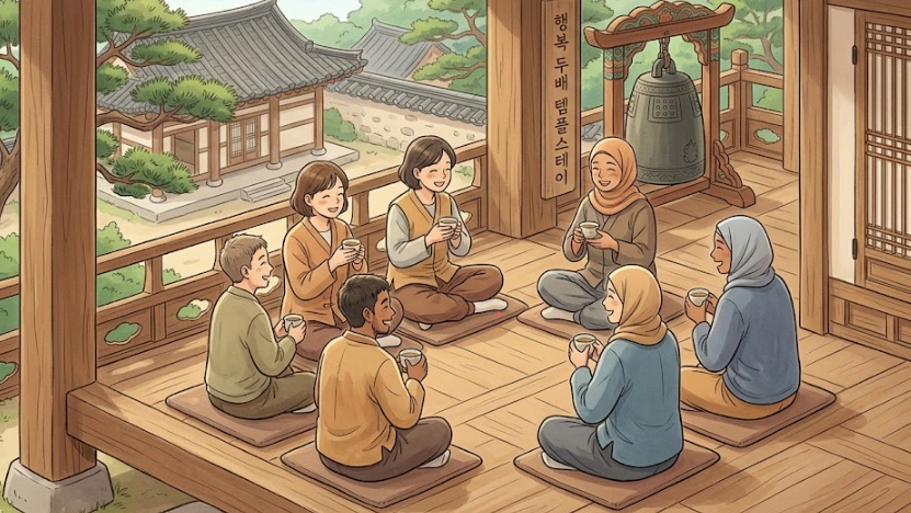 행복두배 템플 스테이 예약 신청 방법 가격 안내