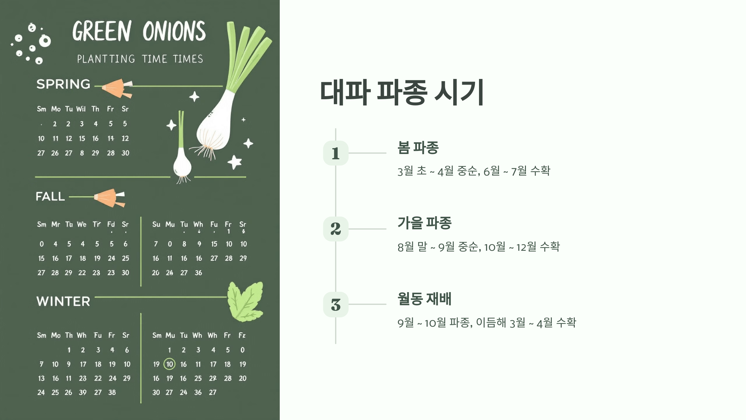 대파 사진입니다.