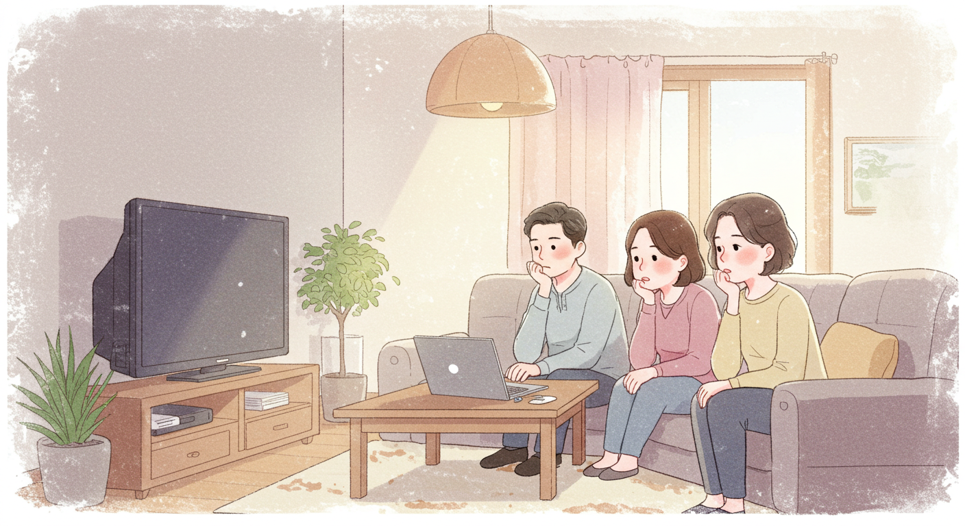 민생지원금 대상 여부를 궁금해하는 가족