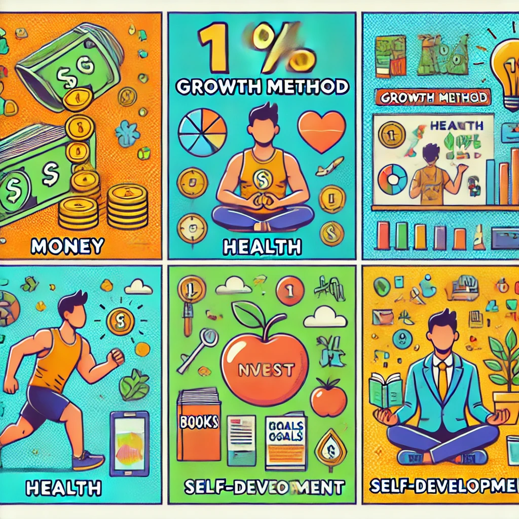 돈, 건강, 자기계발까지! 1% 성장법으로 삶 바꾸기