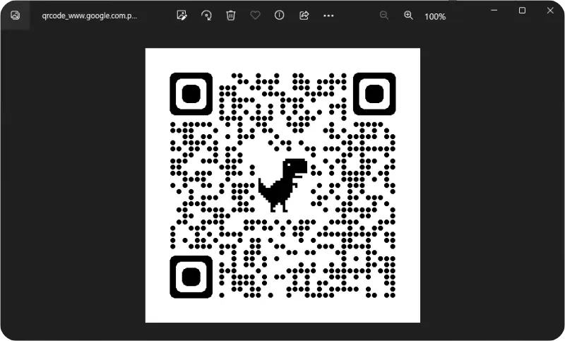 QR 코드 PNG 파일