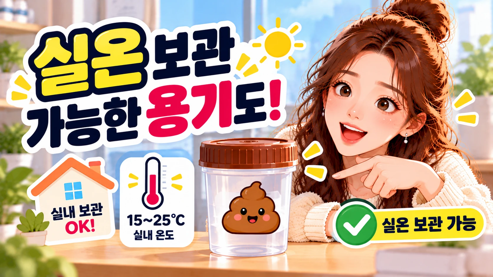 대변검사-실온보관가능용기