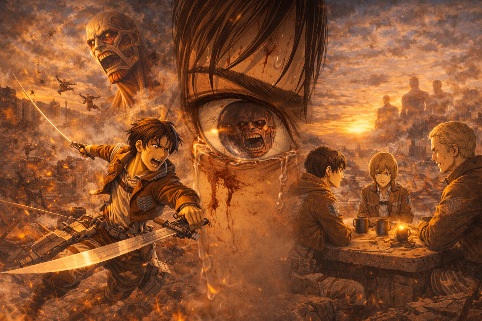 시선을 붙잡는 작화의 시각적 연출