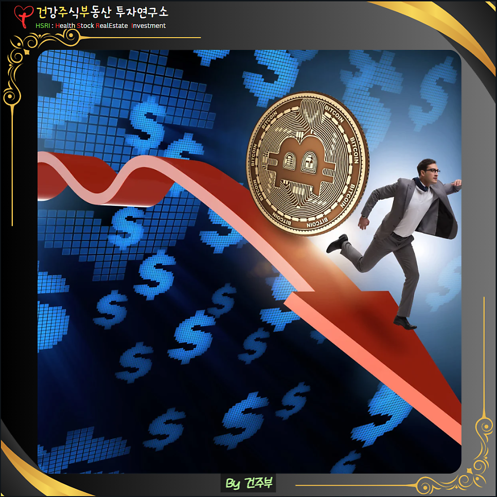 비트코인 추락?
(글 그림 : 건주부, 그림 출처 : Canva)
