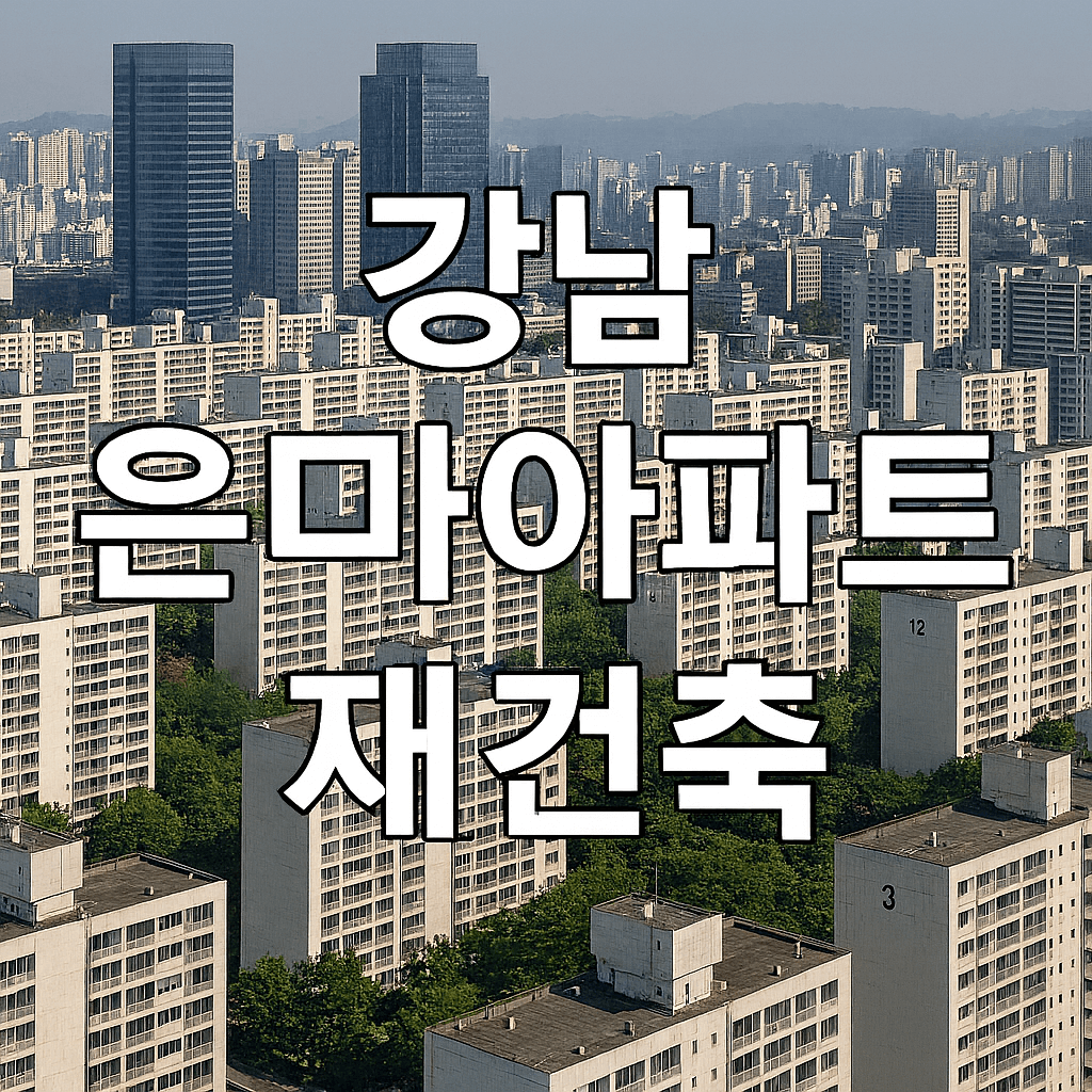 강남 은마아파트 재건축 확정