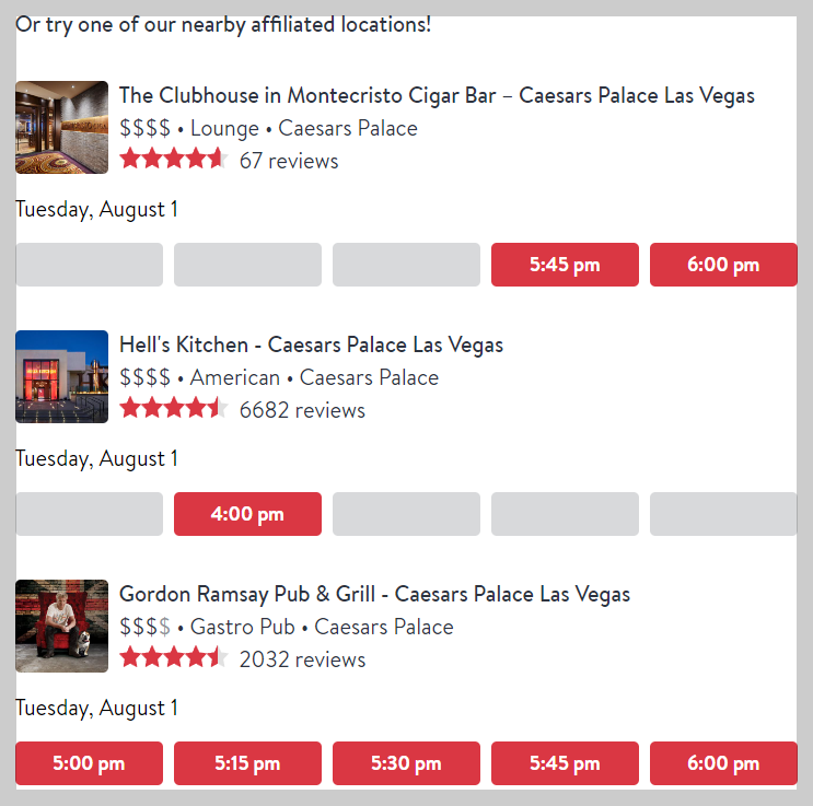 라스베가스 바카날 뷔페