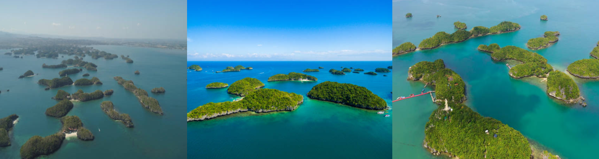 필리핀 헌드레드아일랜드 전경