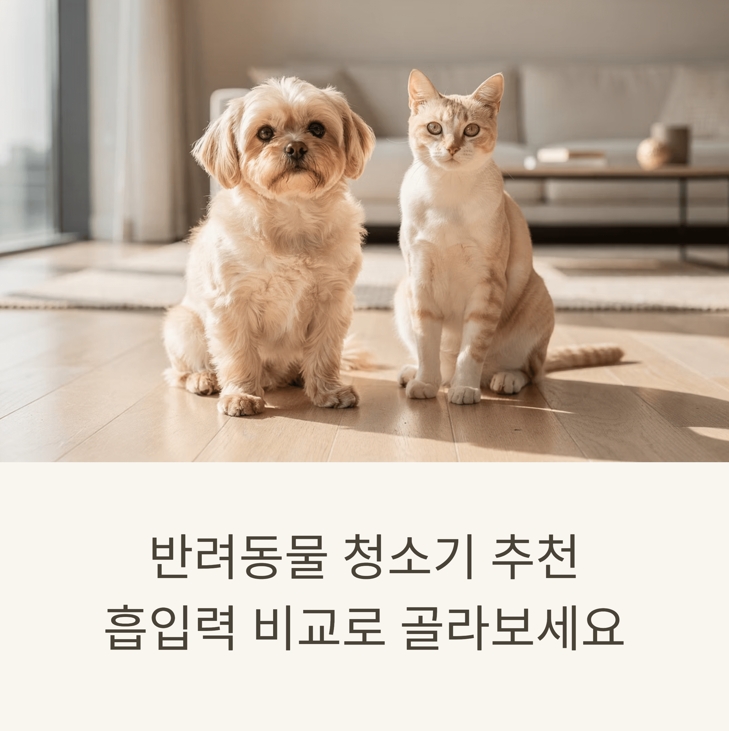 반려동물 청소기 추천 4가지 - 흡입력 비교로 골라보세요