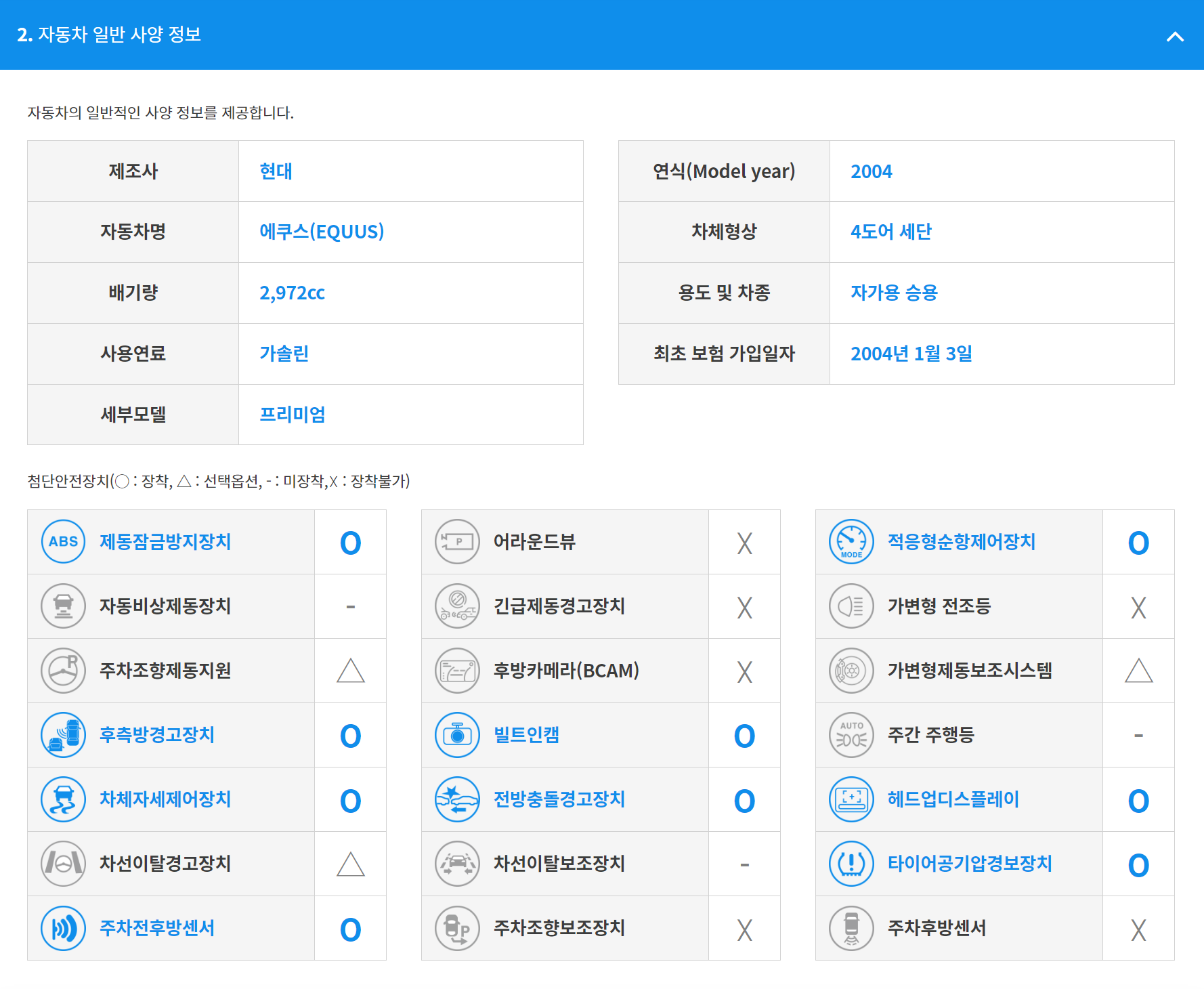 카히스토리 사고이력 보고서 조회