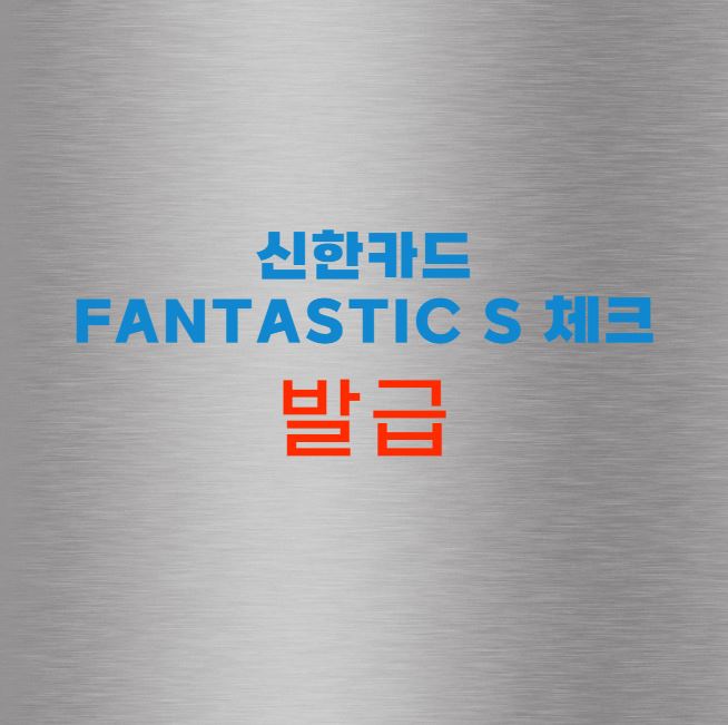 FANtastic S 신한카드 체크