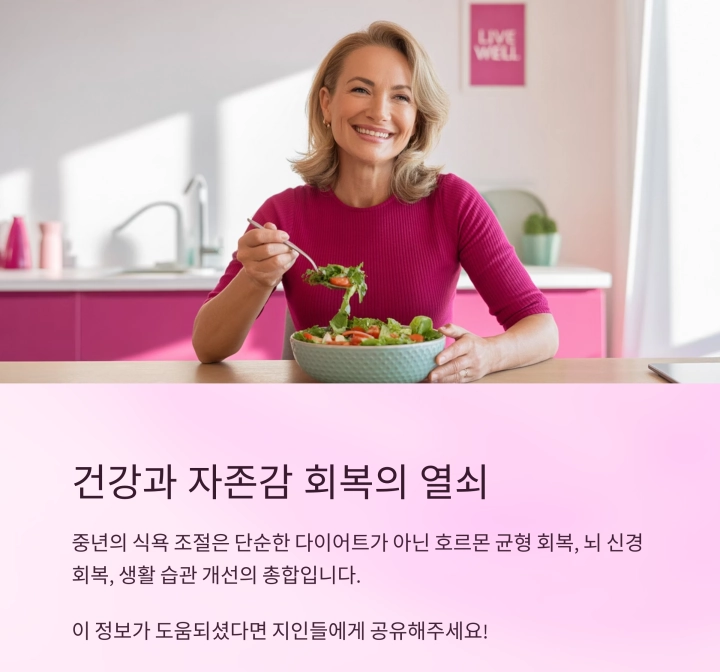 중년 폭식을 잠재우는 뇌과학 기반 식욕 조절 전략