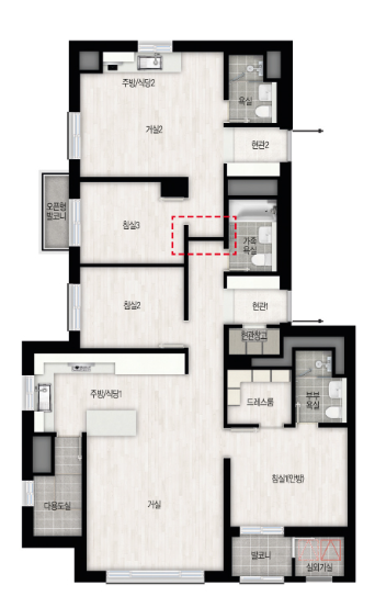 운정자이-시그니처-99B-평면도