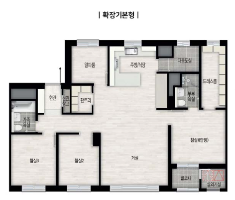 운정자이-시그니처-84A-평면도