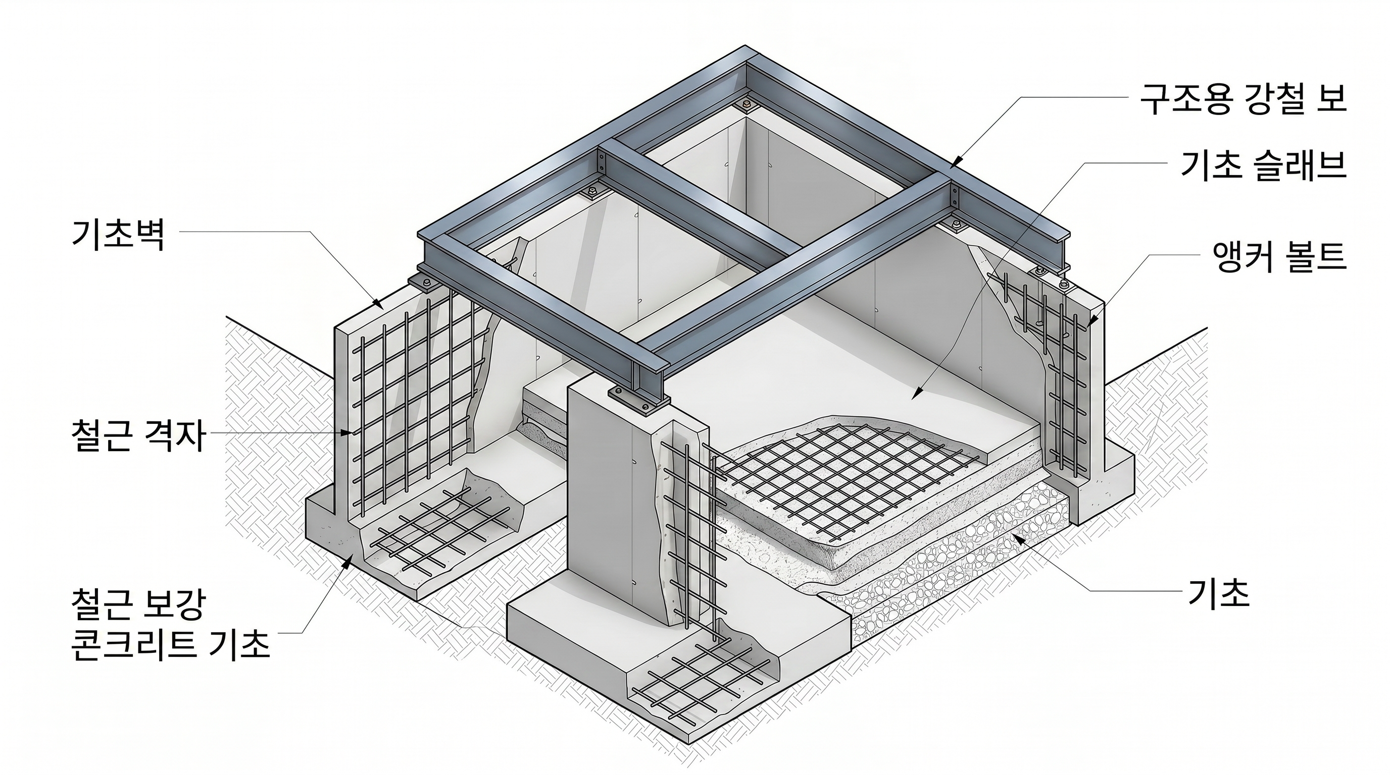 기초공사단계의 확인사항