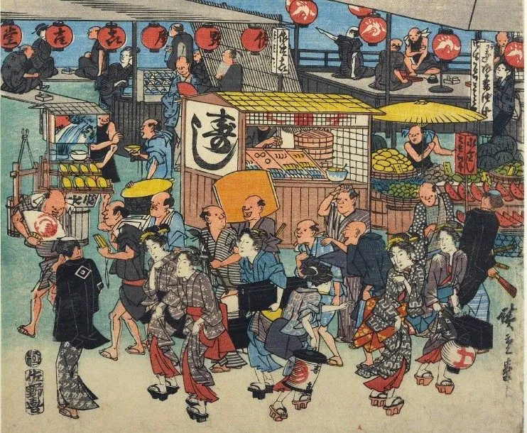 길거리의 초밥가게