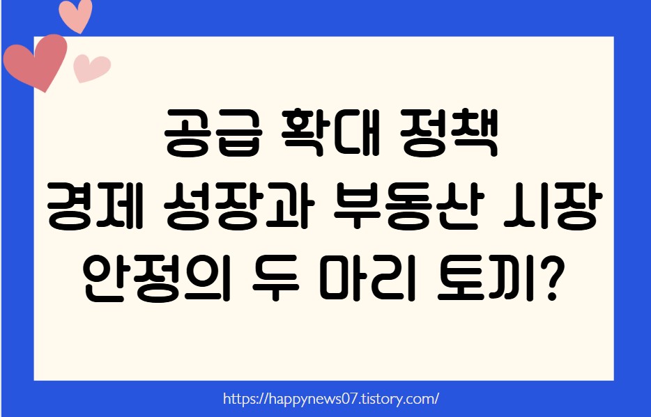 공급 확대 정책