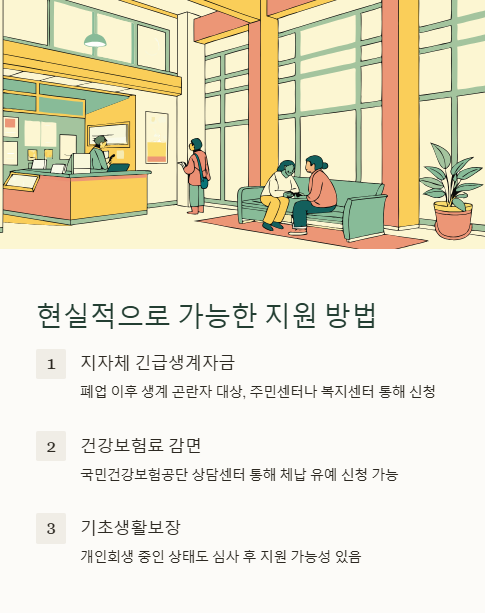 현실적으로 가능한 지원 방법