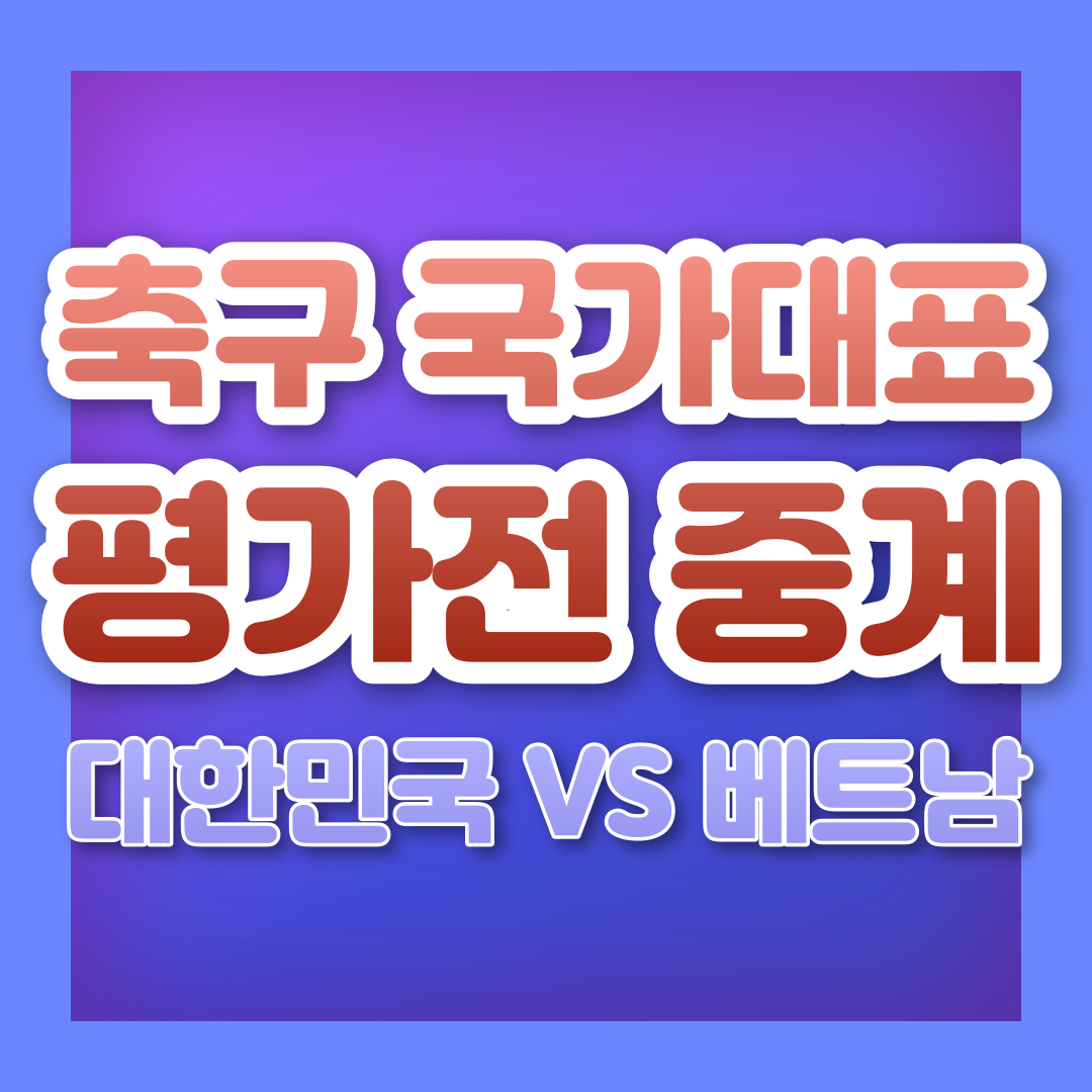 대한민국 국가대표 평가전