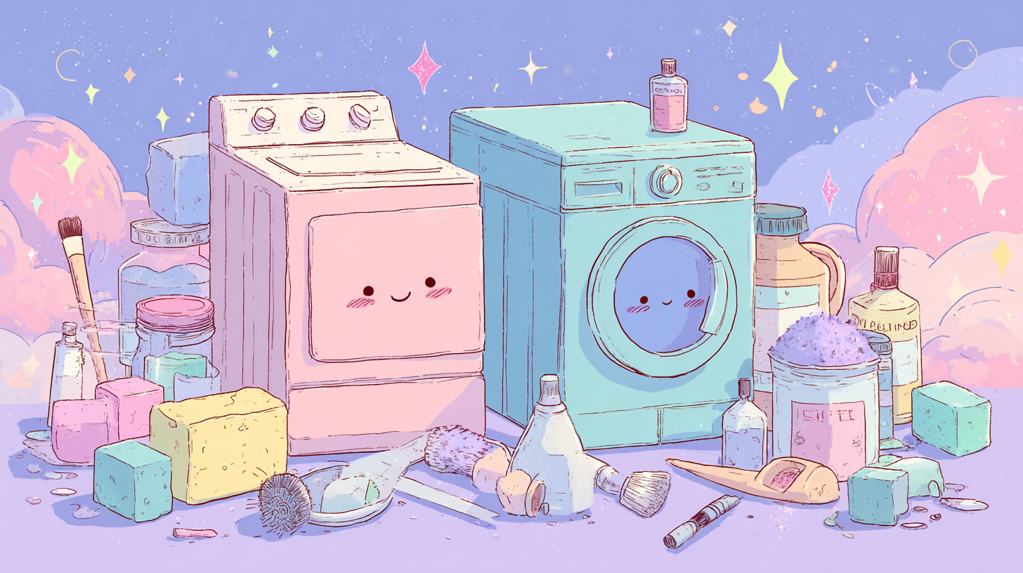 세탁기 냄새 원인, 청소방법