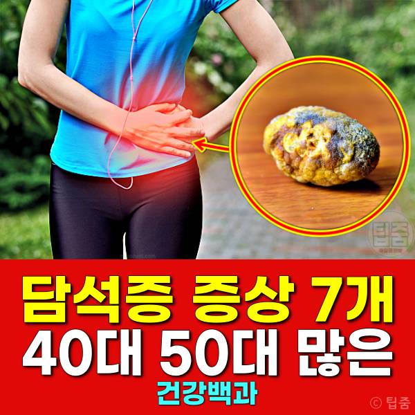 담석증 증상 초기증상 원인 치료
