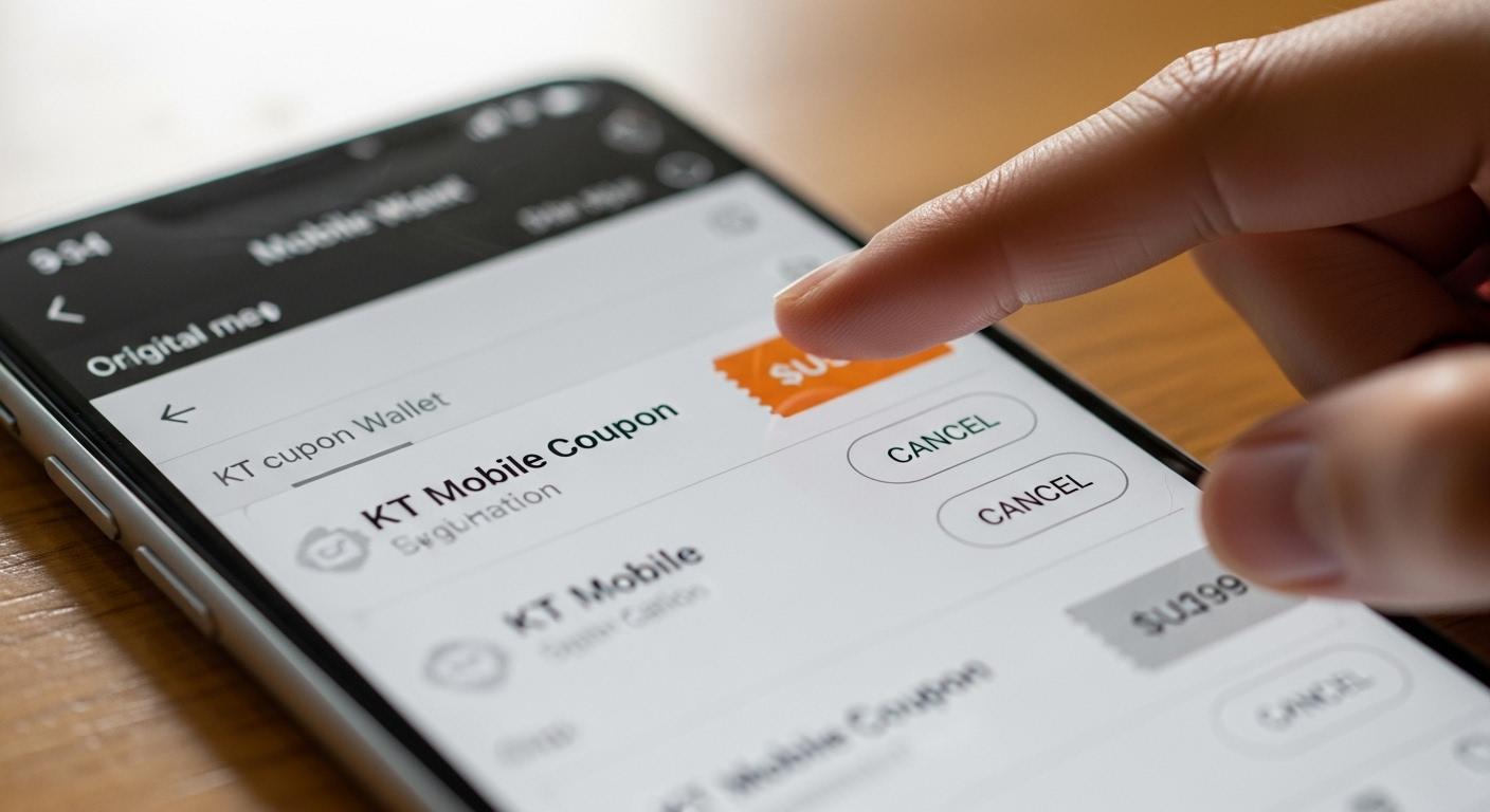kt 휴대폰쿠폰지갑 해지방법