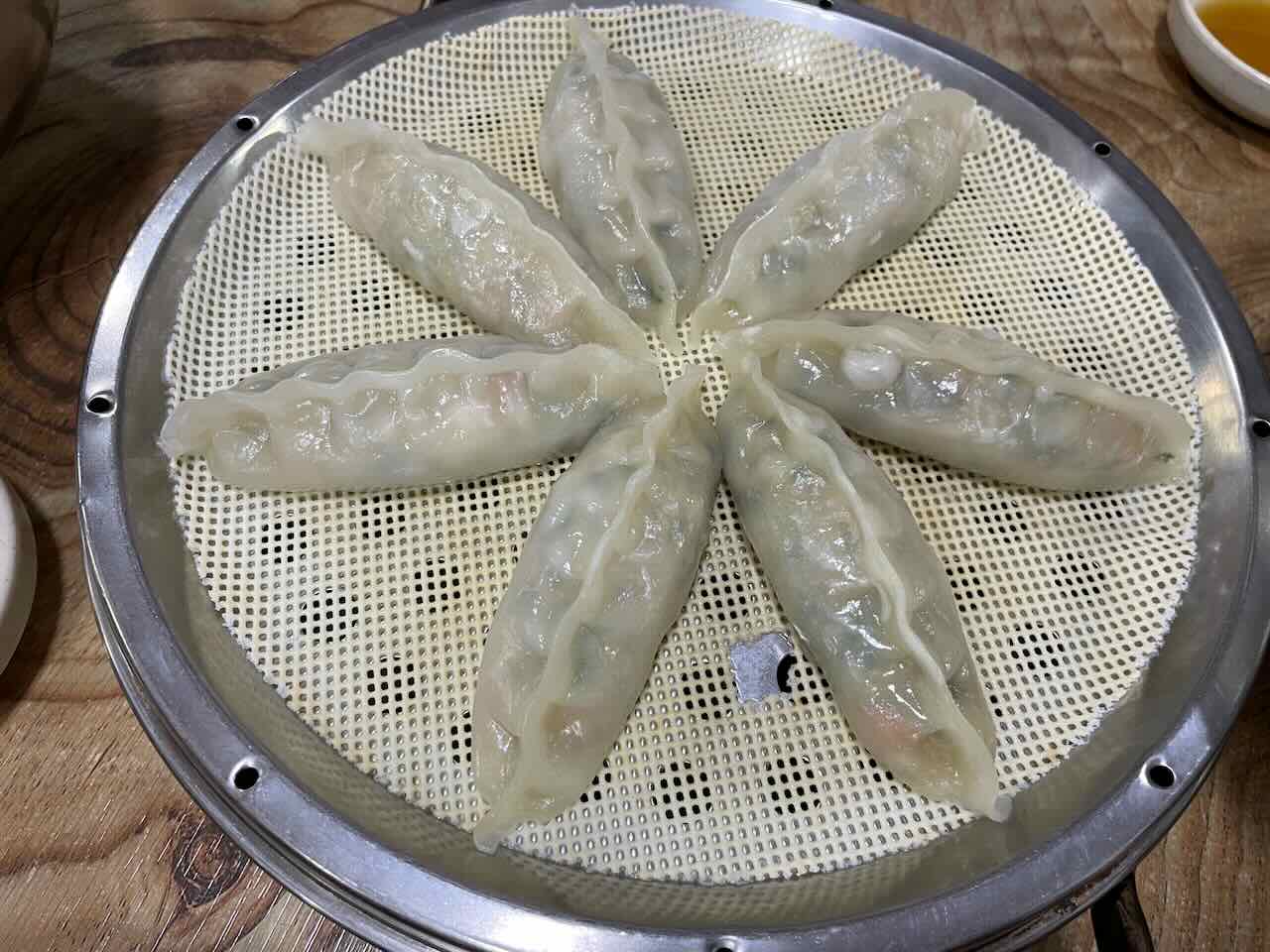 새우만두 모습