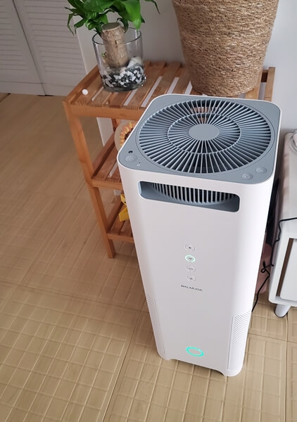 공기청정기 가동중