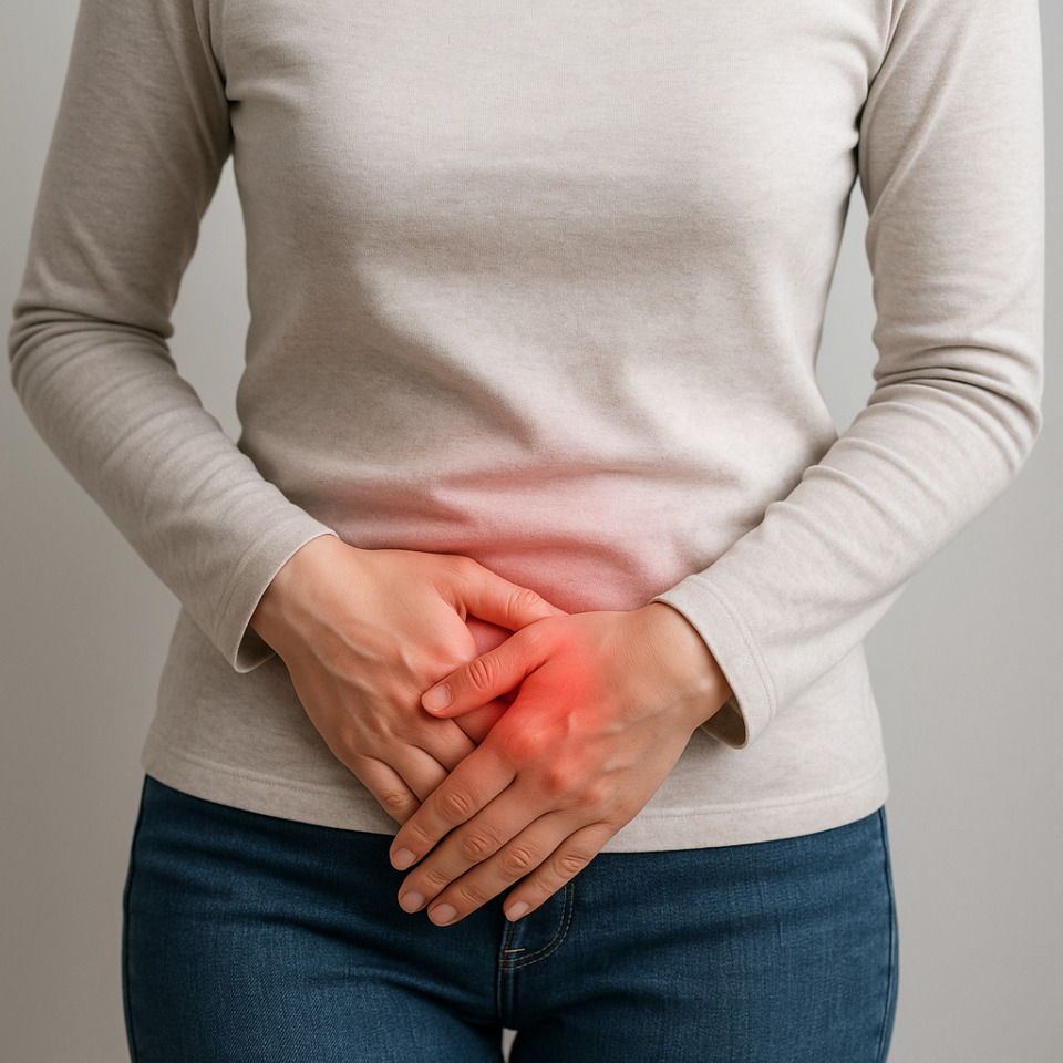 방광염을 앓는 여인