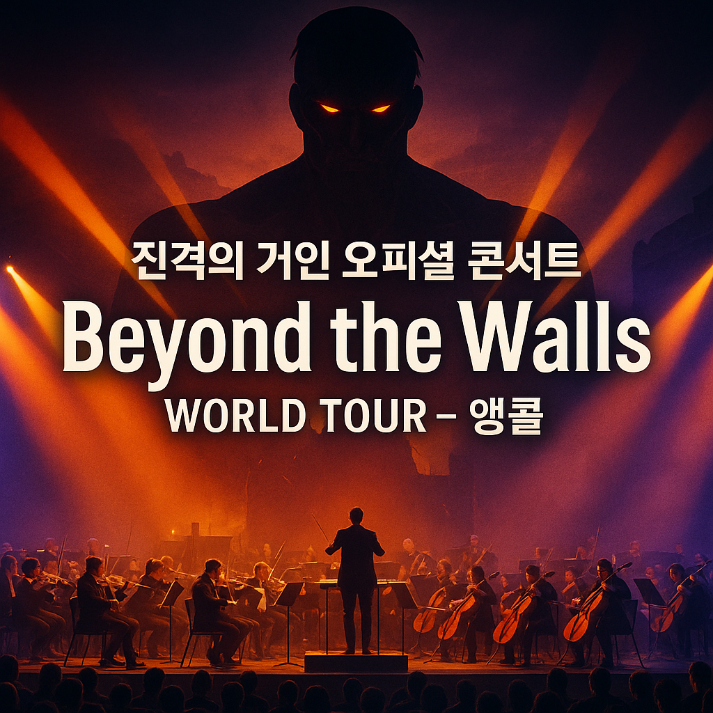 2025 진격의 거인 오피셜 콘서트 앵콜 예매대기 방법 및 공연 정보 안내