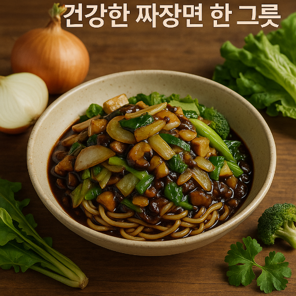 짜장면 건강하게 먹는 법｜양파와 채소의 놀라운 조화