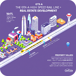 GTX-A.B.C노선과 부동산 시장 연관성 이미지