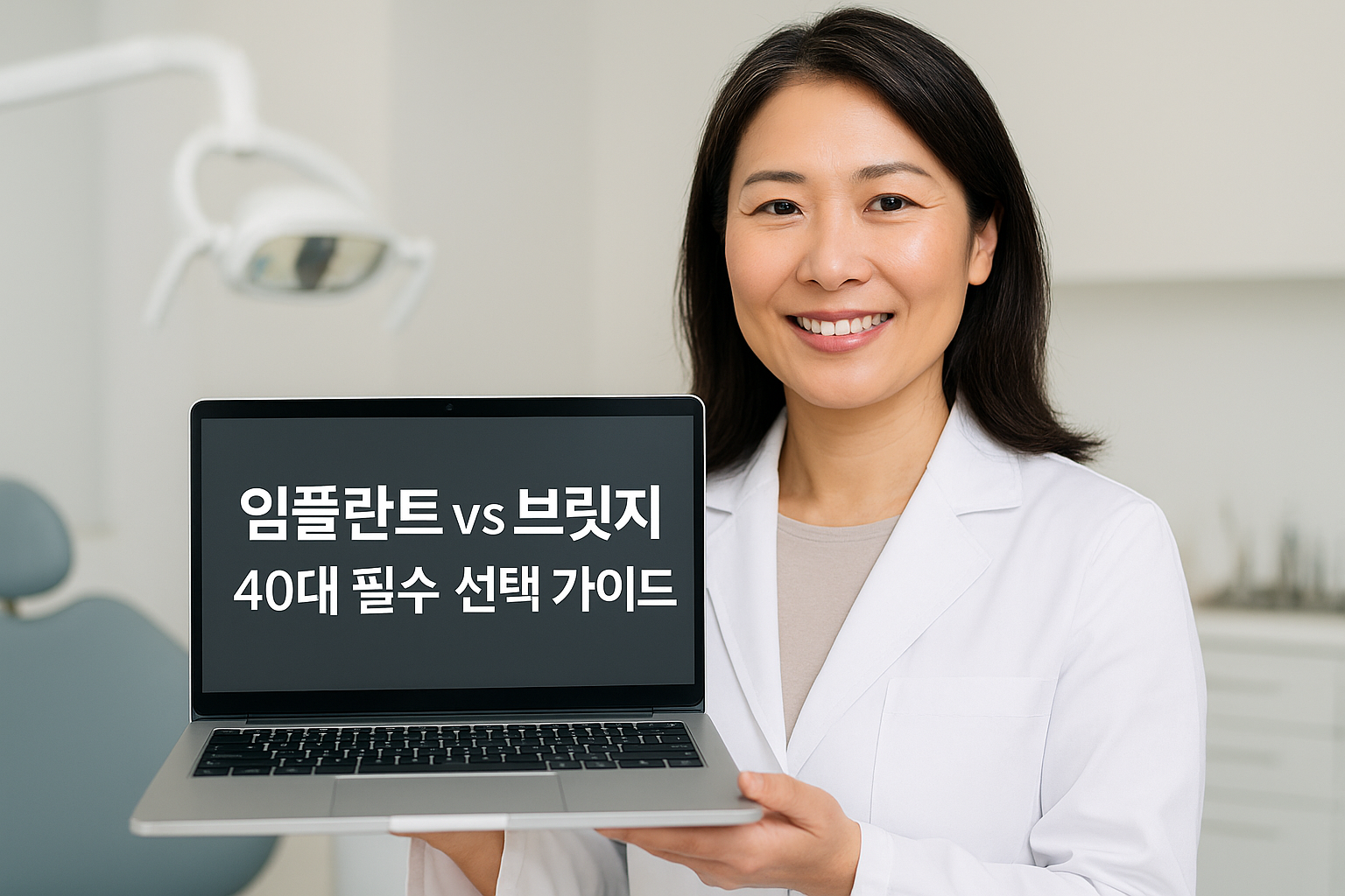 임플란트 vs 브릿지, 40대 필수 선택 가이드: 유지비·편안함 비교 관련 이미지
