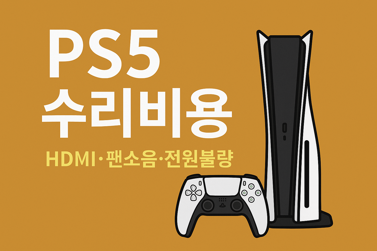 플스(PS5) 수리비용 ❘ HDMI·팬소음·전원불량 실제 비용과 고장 진단 가이드